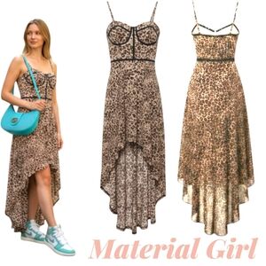 Material Girl Bustiér Midi Dress Size Medium EUC